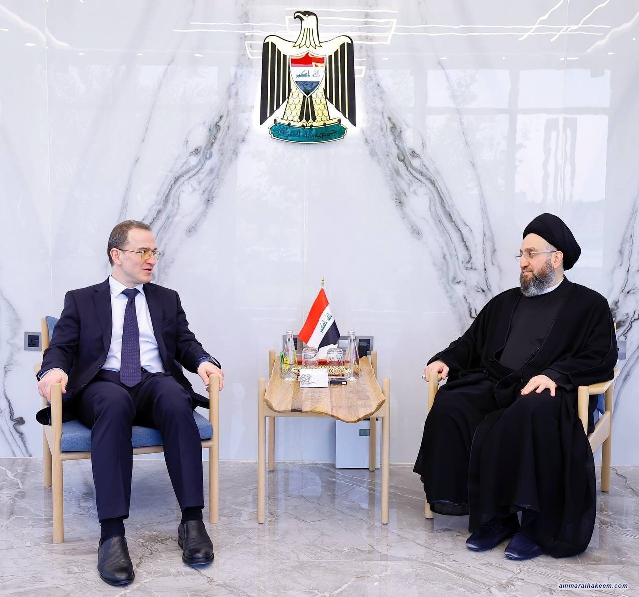 Sayyid Al-Hakeem Receives Russian Ambassador, Stresses Importance of Dialogue and Strengthening Bilateral Relations