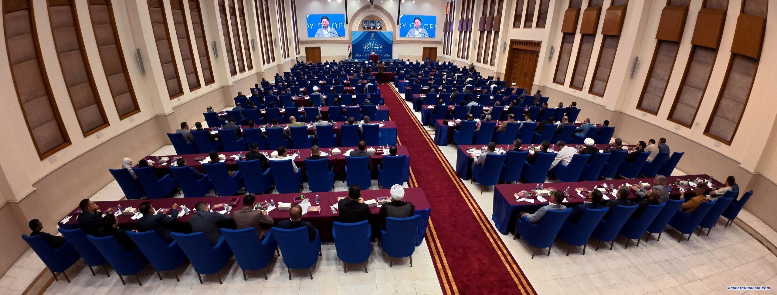 .سەماحەتی حەكیم خۆڕاگری لە ڕكابەری هەڵبژاردن و پتەوكردنی رۆحیەتی میانڕەوی لە گوتاری دەستەی ڕای رەوتی حیكمەی نیتشمانی دووپات دەكاتەوە