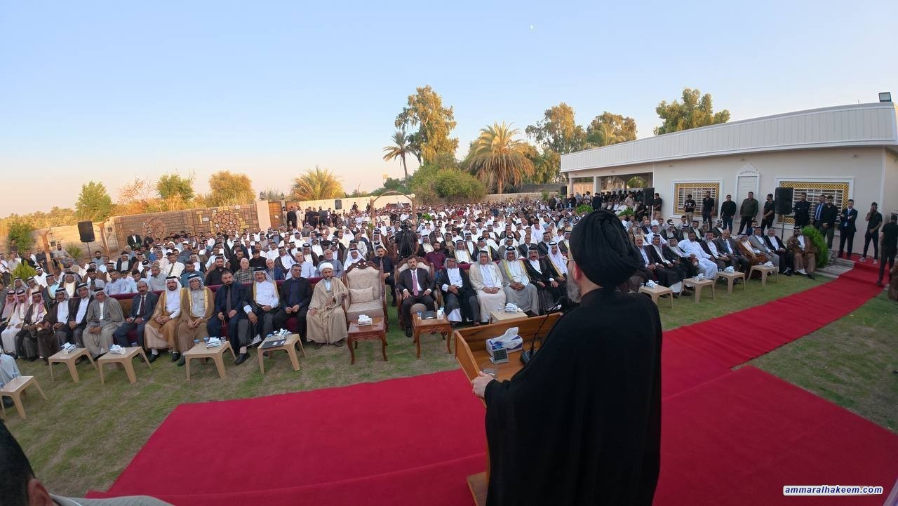 السيد الحكيم يدعو من قضاء المدائن إلى التخطيط السليم وتثبيت الاستقرار وتحقيق التنمية