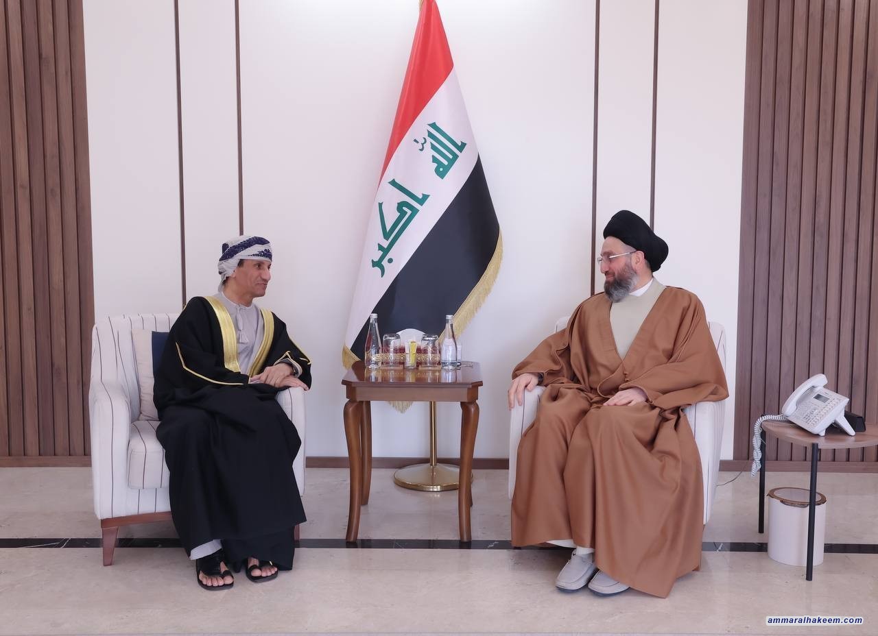 سەماحەتی حەكیم لەگەڵ حەسانی دۆخی سیاسی عیراق و ناوچەكە تاوتوێ دەكات