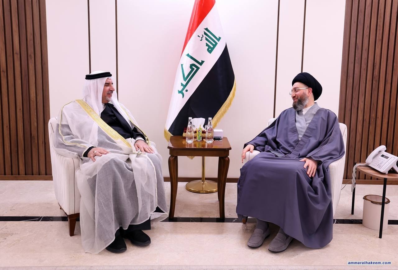 السيد الحكيم يلتقي رئيس لجنة مكافحة المخدرات النيابية