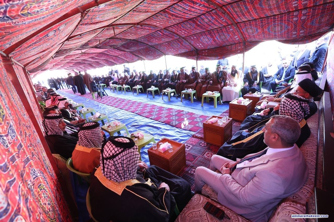 سەماحەتی حەكیم چاوی بە شێخ و پیاوە دیارەكانی بەسرە دەكەوێت و  دووپات دەكاتەوە كە گرنگە سەقامگیری پارێزراو بێت و گەشەپێدانیش پتەوتر بكرێت