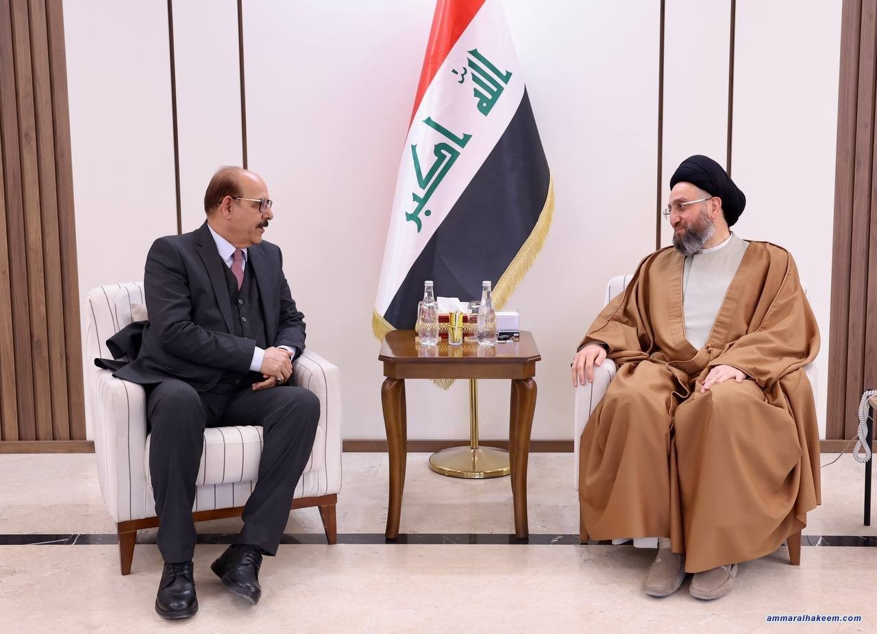 السيد الحكيم يستقبل فريق اعداد استراتيجية الامن الوطني النيابي ويشدد على ادامة الجهوزية الامنية وتنويع مصادر التسليح