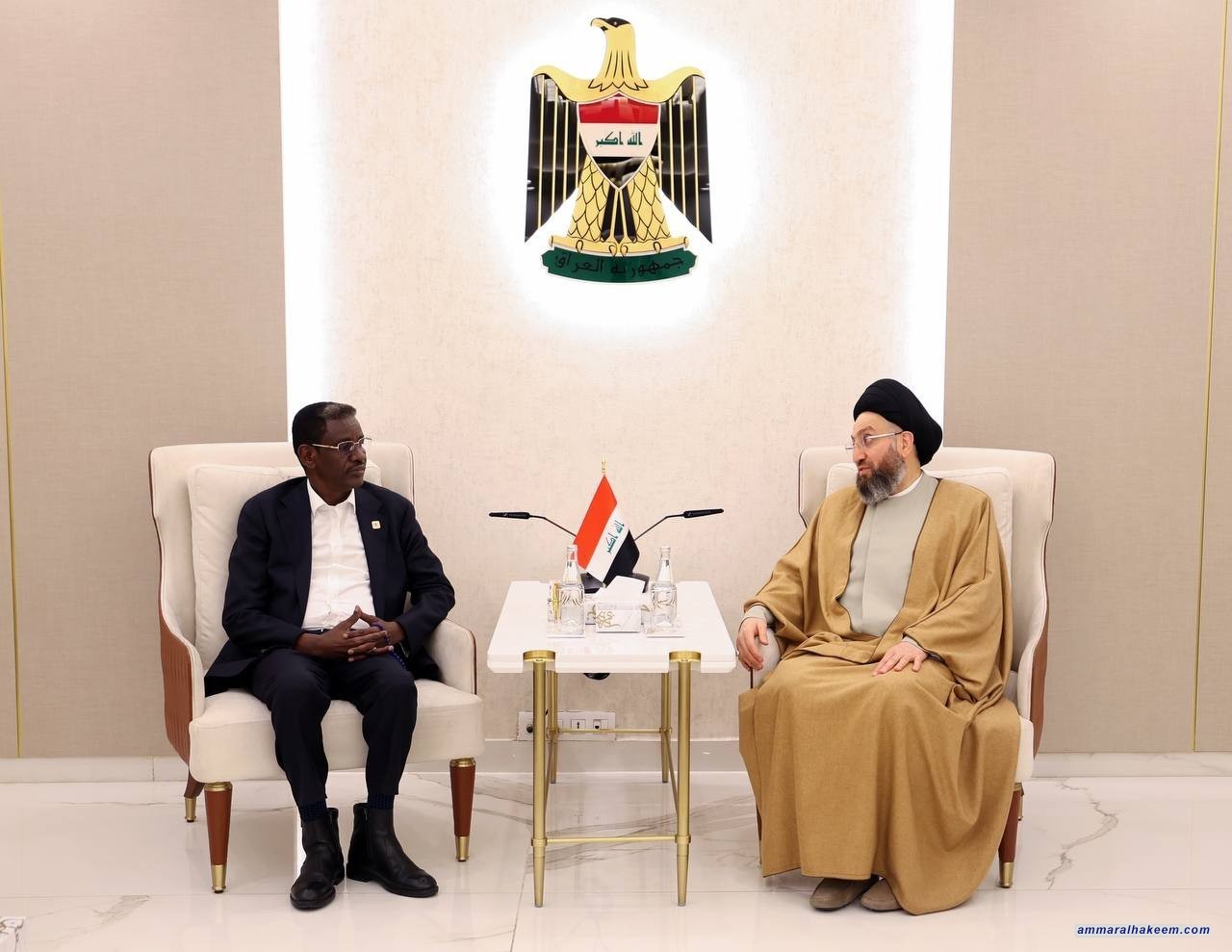 Sayyid Al-Hakeem Receives Somali Minister of Internal Security