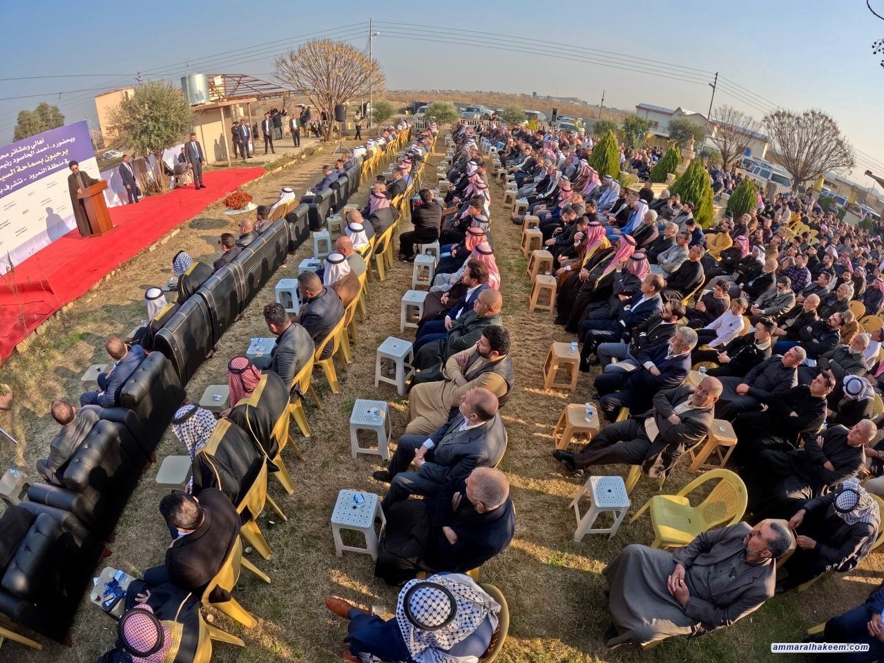 السيد الحكيم يشيد بتضحيات عشائر نينوى ويدعو إلى النظر للمستقبل ببصيرة وطنية