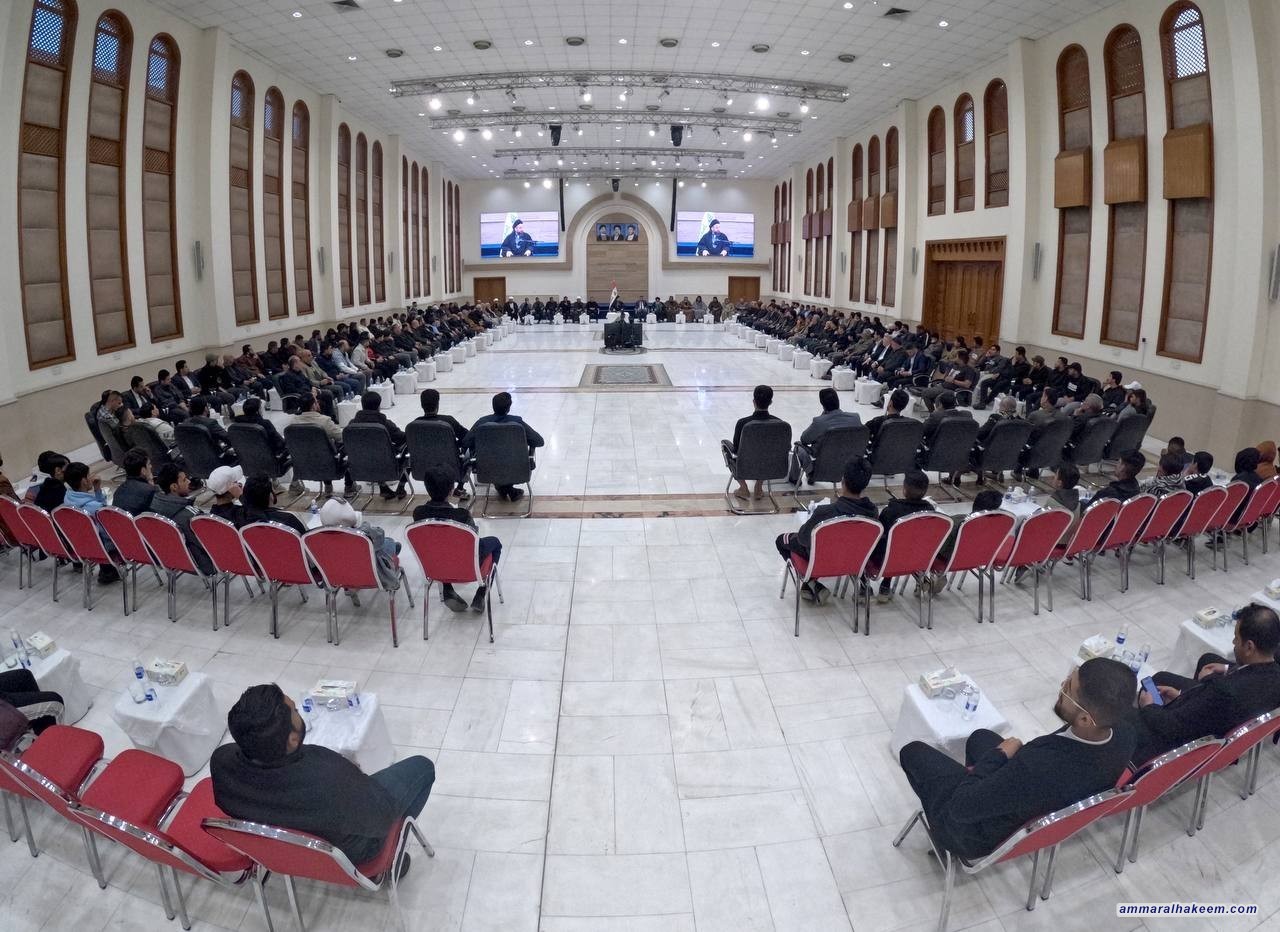 سەماحەتی حەكیم " دروشمە حوسێنییەكان قوتابخانەی پەروەردە و قوربانی دانن "