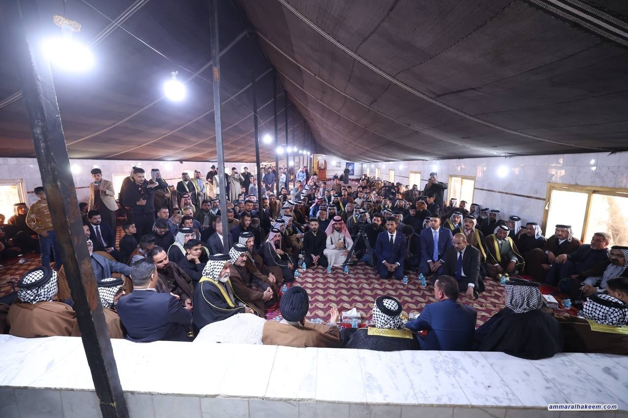 سەماحەتی حەكیم: عێراق بەدۆخێكی ڕێكی سیاسی و كۆمەلایەتی تێپەڕ دەبێت و پێویستە دەست بە سەقامگیری و بنیاتنان بگیرین