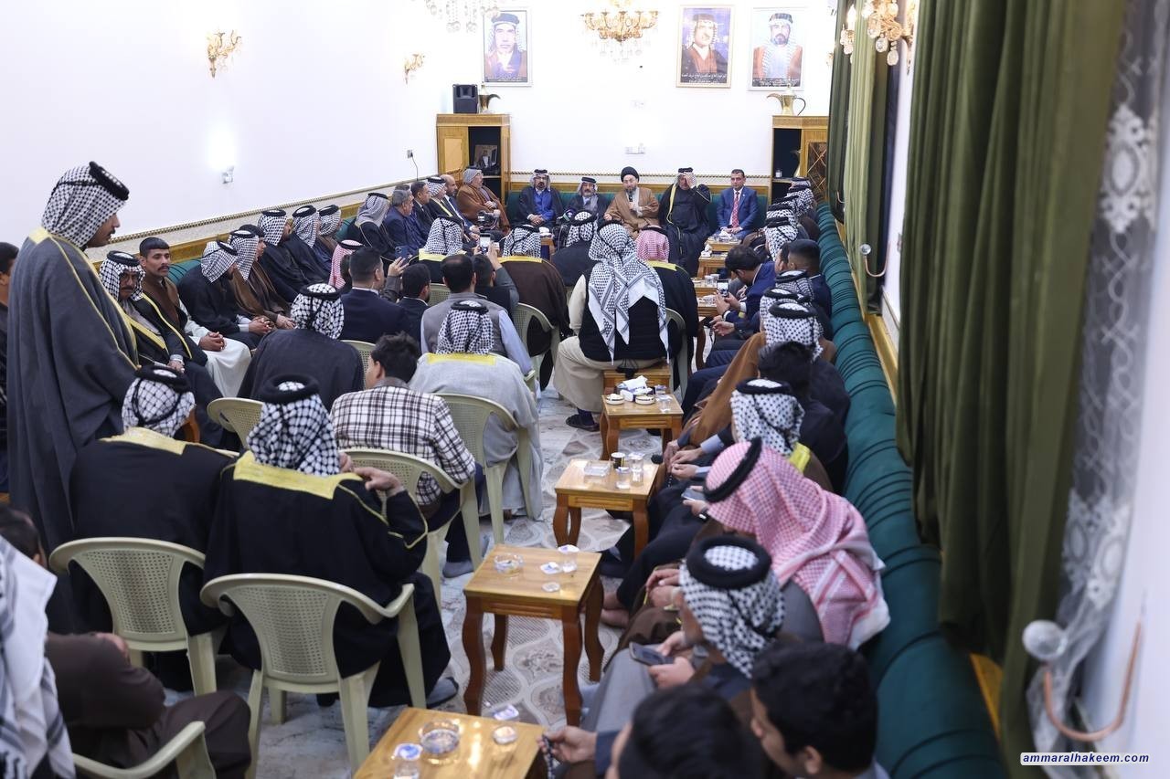 السيد الحكيم يؤكد على أهمية الاستقرار ودعوة إلى تعزيز الإنجازات في ذي قار