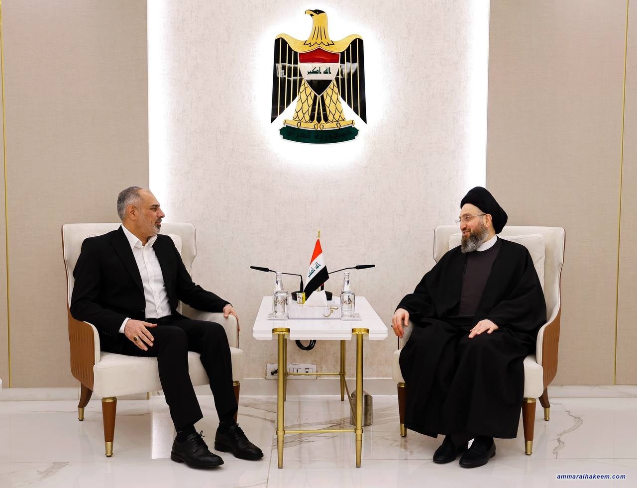 السيد الحكيم يستقبل النائب الأول لرئيس مجلس النواب ويبحثان تفعيل الدور التشريعي والاستحقاقات الدستورية