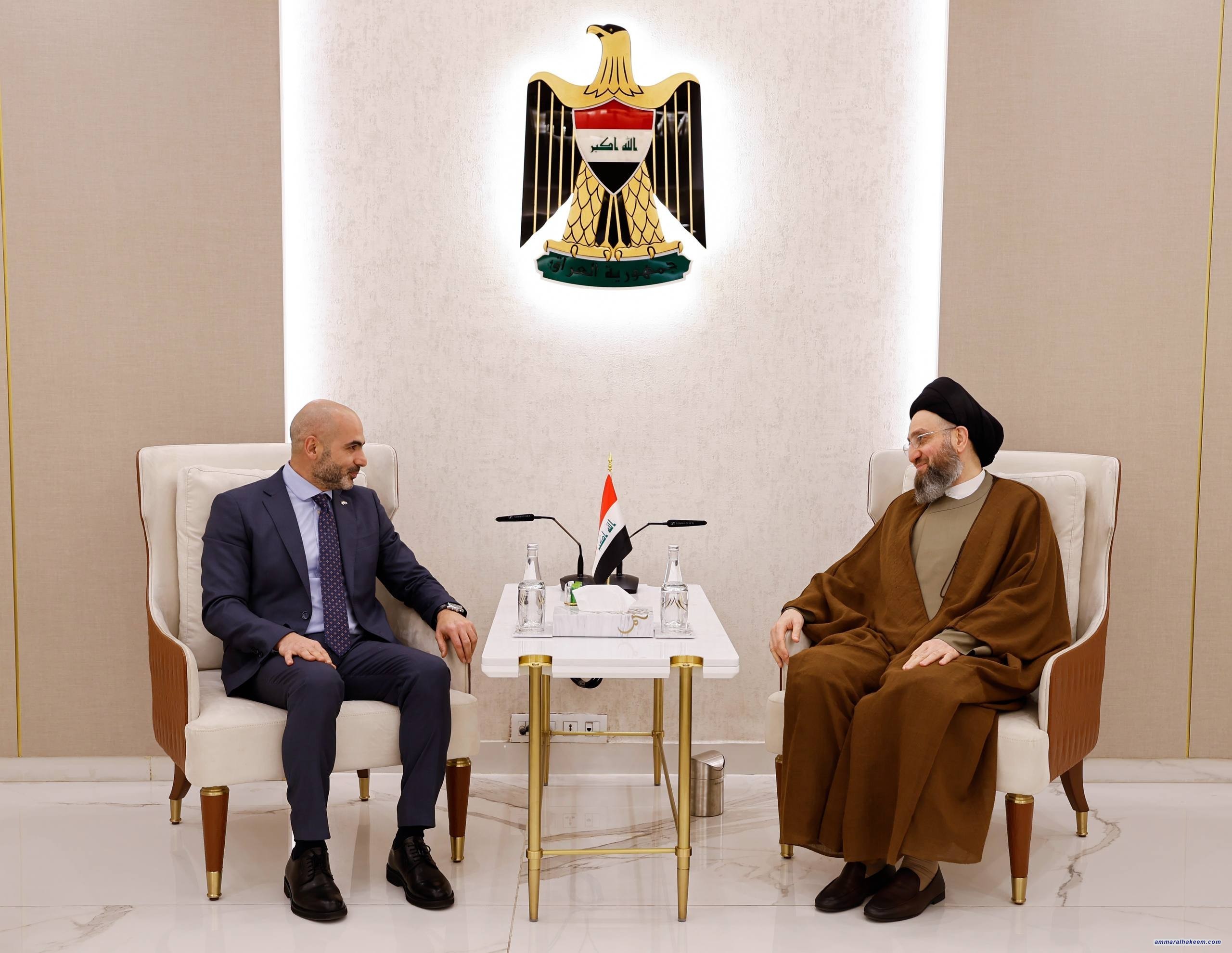 Sayyid Al-Hakeem Affirms Iraq’s Support for Lebanon, Calls to Halt Assaults, Enhance Coordination to Achieve Regional Challenges