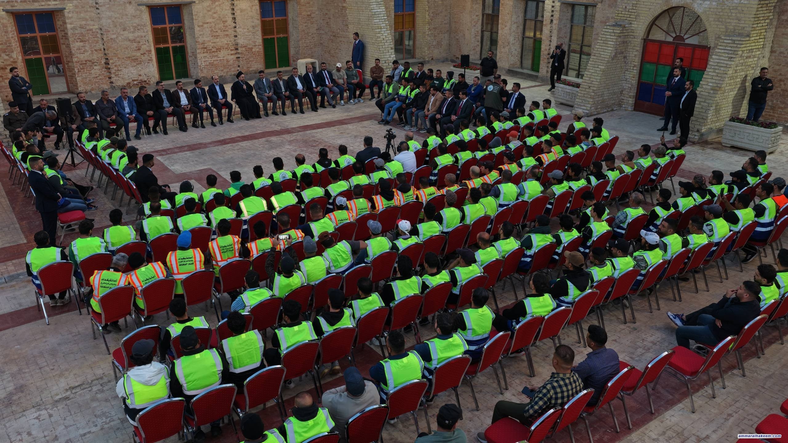 Sayyid Al-Hakeem: Sanitation Engineers Restored Baghdad’s Radiance, Allah, Messenger Loves Working Hands