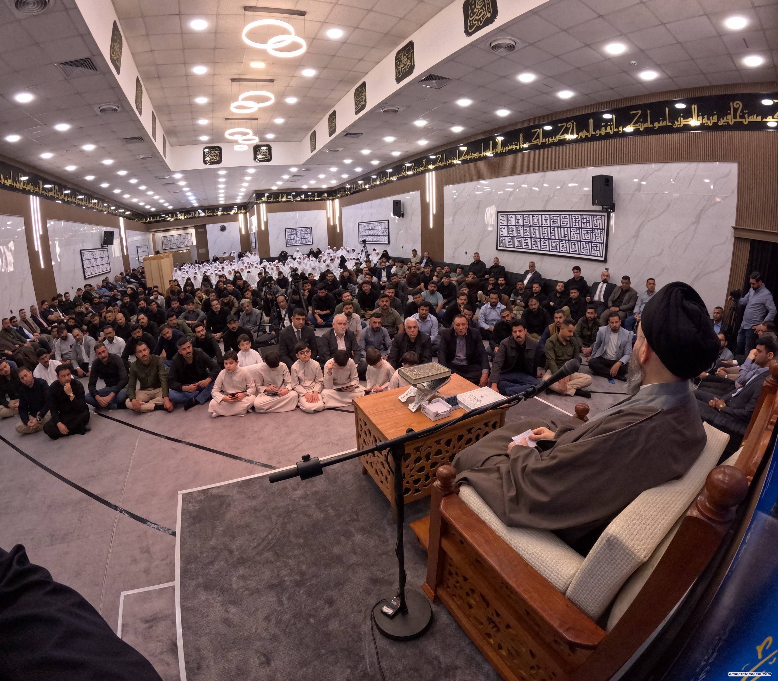 السيد الحكيم يواصل شرح رسالة الحقوق: رضا الله ثمرة الإخلاص في الصلاة