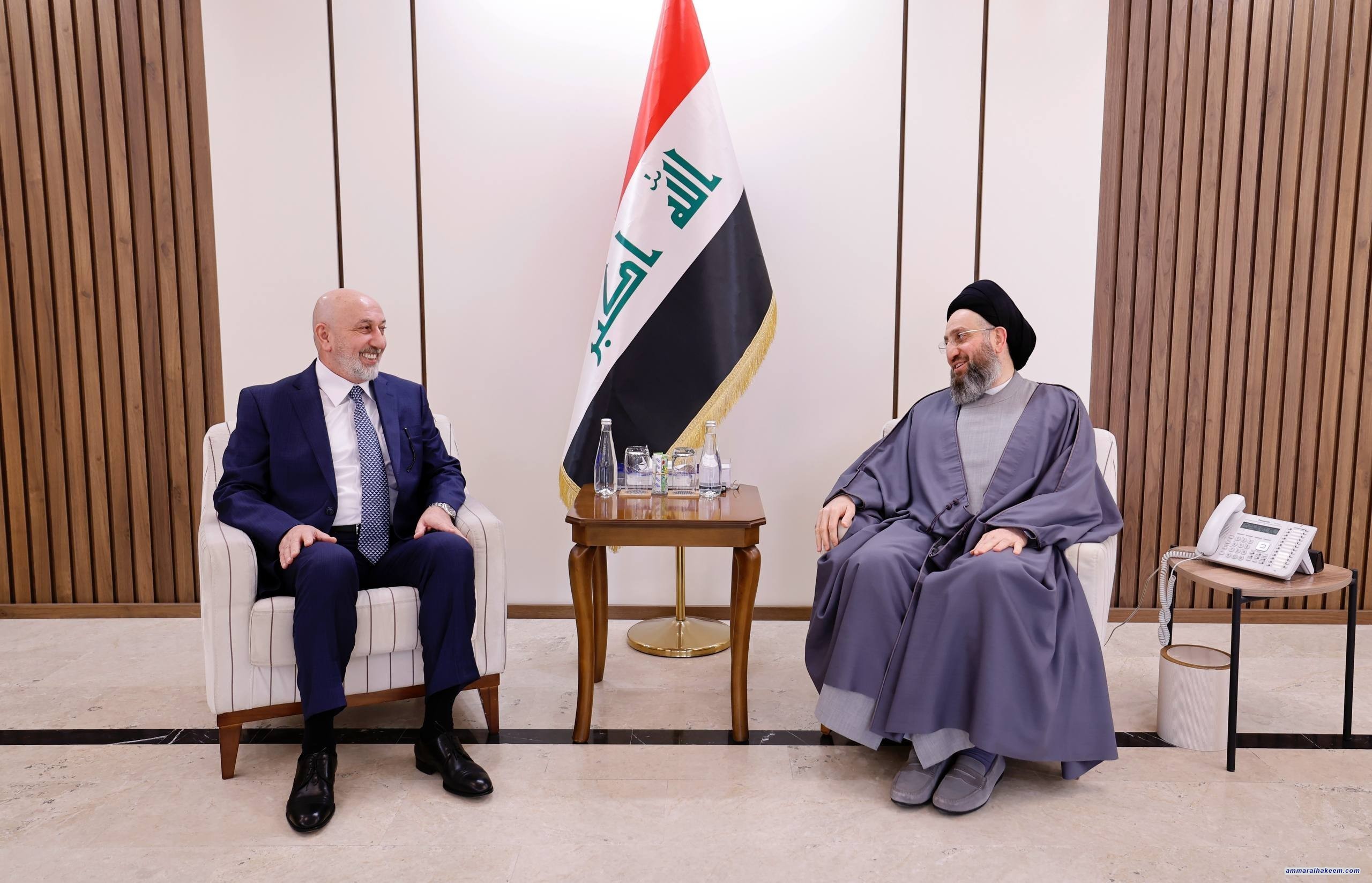 During Meeting PUK’s Delegation, Sayyid Al-Hakeem Stresses National Partnership, Complete Constitutional Entitlements