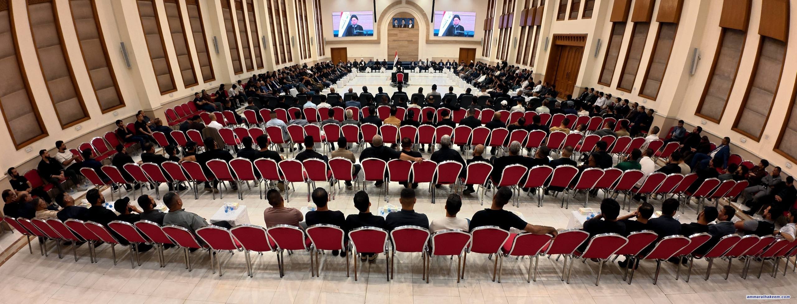 السيد الحكيم: خدمة المواطنين والتواصل الميداني أساس ترسيخ المشروع الوطني