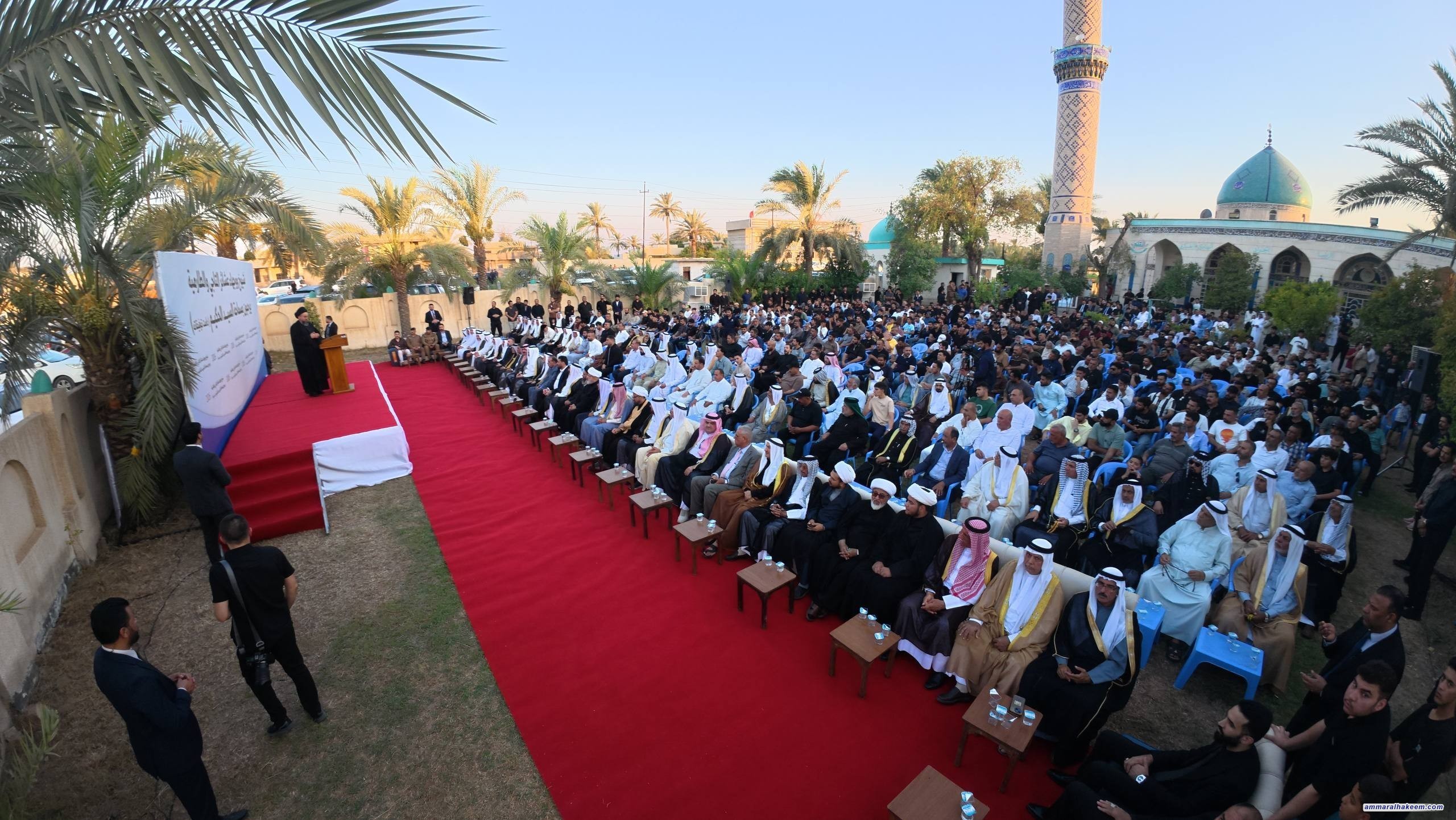 السيد الحكيم من التاجي: الوحدة الوطنية ودعم الإصلاح ومكافحة الفساد ركائز تجاوز التحديات الاقتصادية