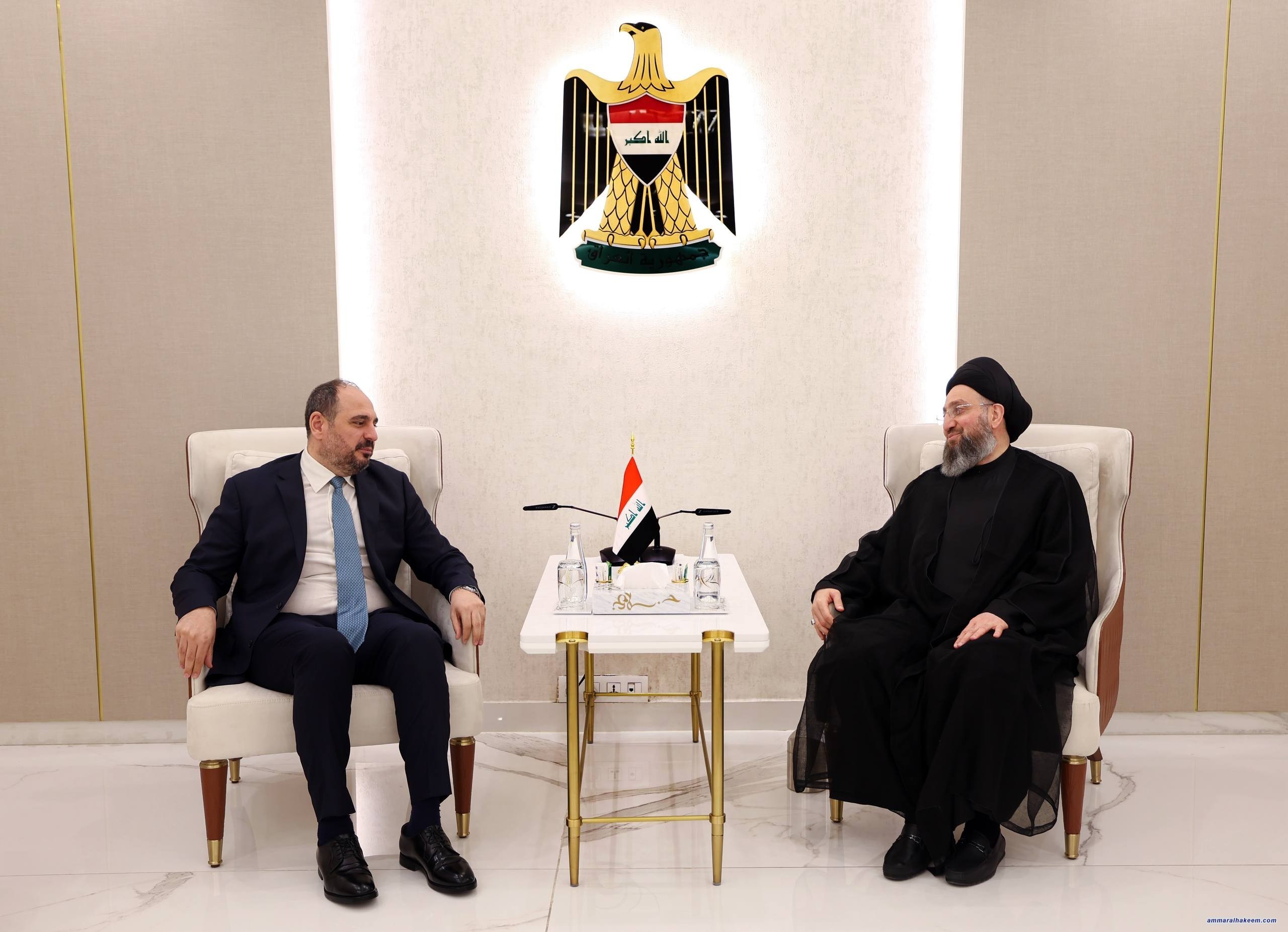 السيد الحكيم: المكوّن المسيحي شريك أصيل في بناء العراق وندعو إلى صون التنوع وعودة أبنائه إلى الوطن