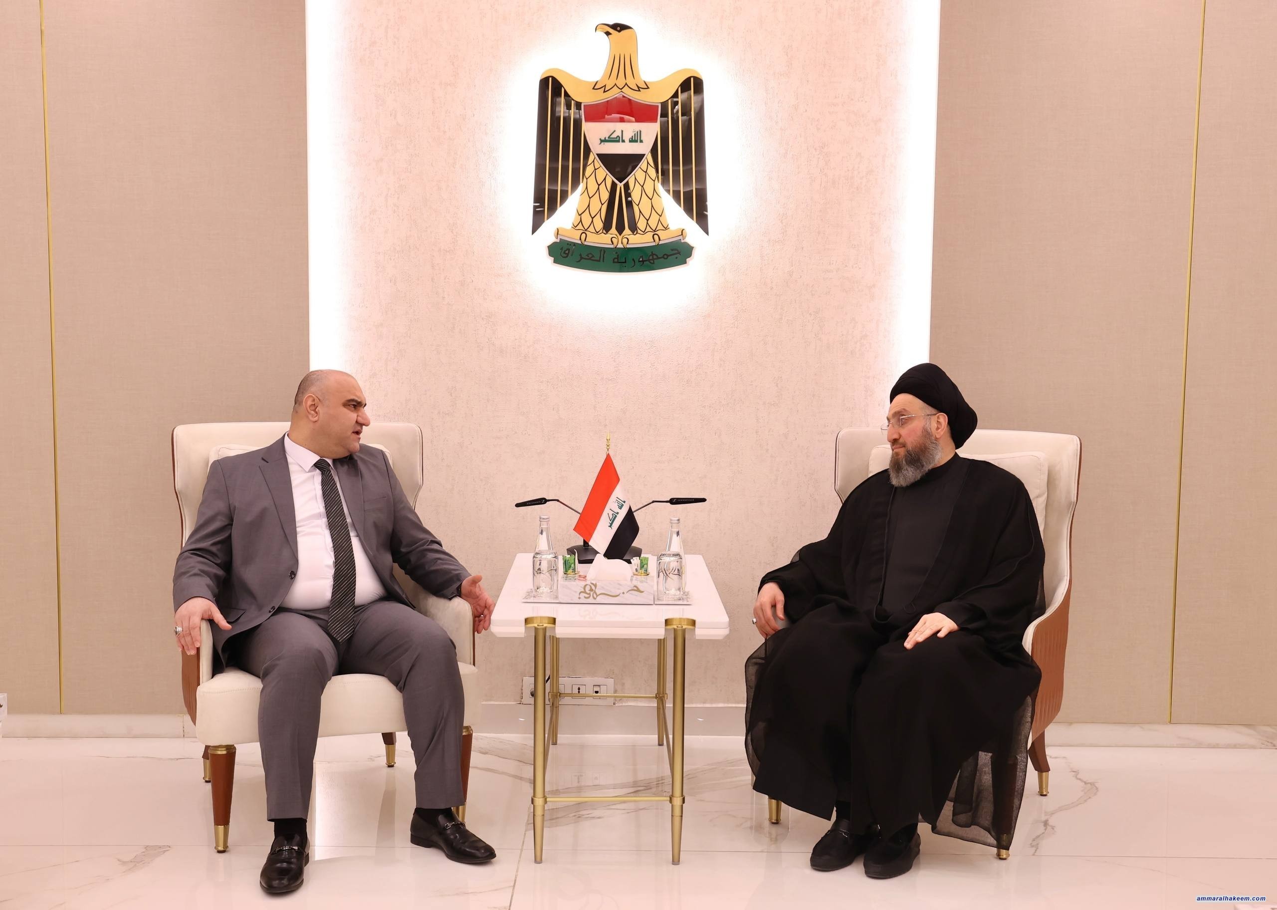 السيد الحكيم يدعو إلى استثمار إمكانات كركوك وتعزيز الجهد الاستخباري ضد الإرهاب