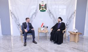 السيد عمار الحكيم يبحث مع السفير الإيطالي تعزيز العلاقات ويؤكد ضرورة تشكيل حكومة كاملة الصلاحيات ودعم الاستقرار الإقليمي