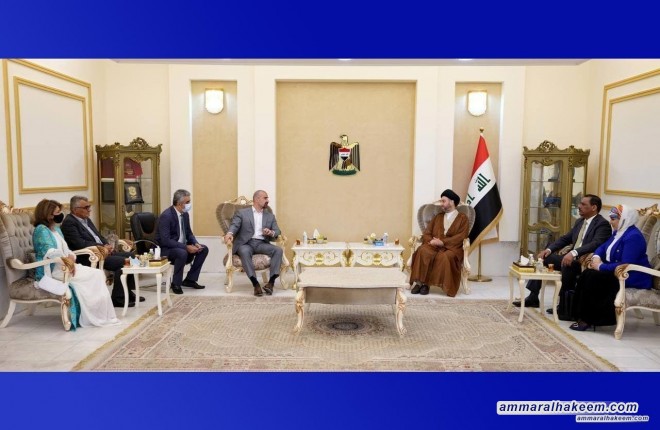 بةرِيَز عةممار حةكيم لةطةلَ باظلَ تالَةباني ثةرةسةندني ديمةني سياسي و هةلَبذاردني ثيَشوةختةيان تاووتويَ كرد.