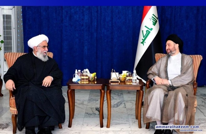 بةرِيَز عةممار حةكيم ثيَشوازي لة ئةمينداري طشتي كؤمةلَطةي جيهاني ئةهلولبةيت (سلآوي خودايان لةسةر بيَت) كرد.