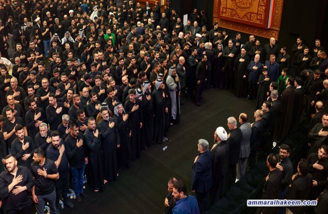 تقرير مصور .. بحضور السيد الحكيم مجلس العزاء الحسيني السنوي 1448 هـ - 2026 م