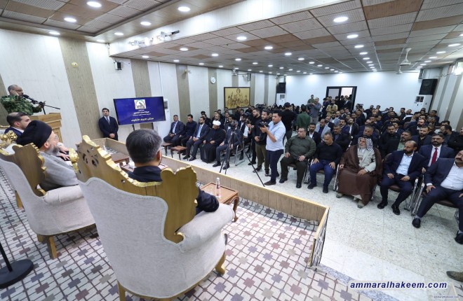 السيد الحكيم يؤكد أهمية الحشد الشعبي كجزء من المنظومة الأمنية العراقية