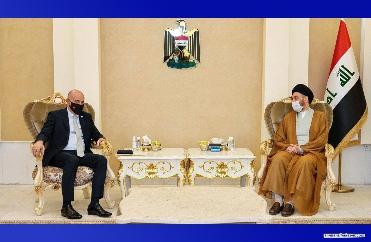 خاوةن مةقام عةممار حةكيم لةطةلَ بالَويَزي توركي ثةيوةنديية دووقؤلَييةكاني تاوتويَكرد بةشيَوةيةك بةرذةوةندي و سةروةري هةردوولا بثايَزيَت