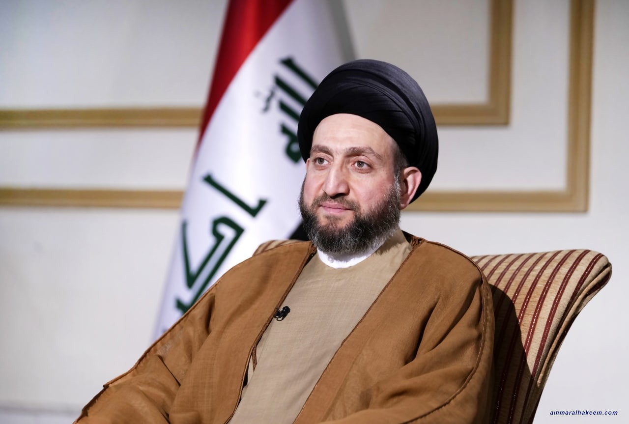 لقاء قناة الشرقية مع سماحة السيد الحكيم الاحد 3/4/2022